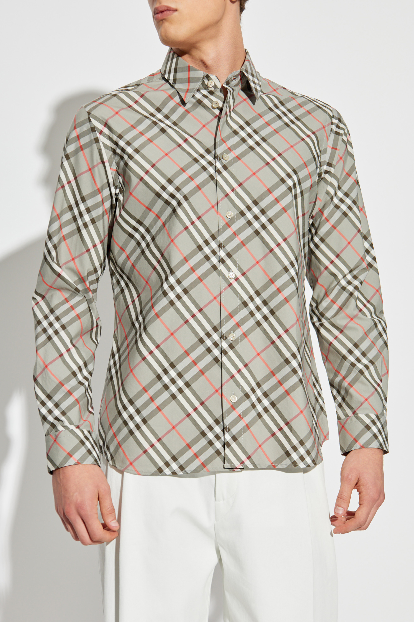 Burberryアウトレット：シャツ メンズ - ベージュ | GIGLIO.COM